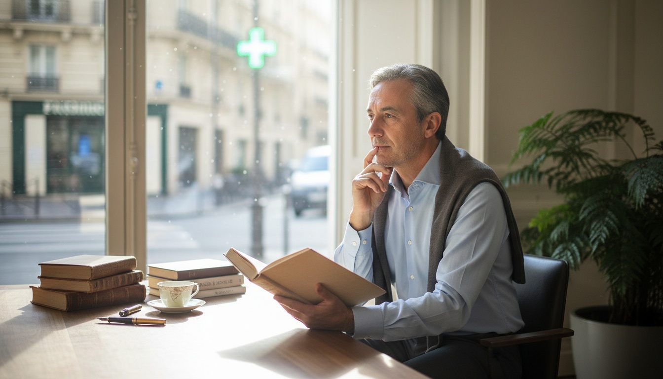 Une personne plongée dans ses réflexions