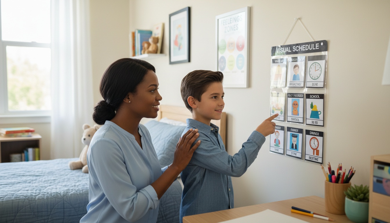 Organization tools for a hyperactive child