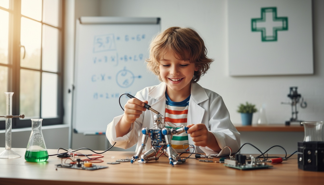 Un enfant HPI épanoui dans sa passion