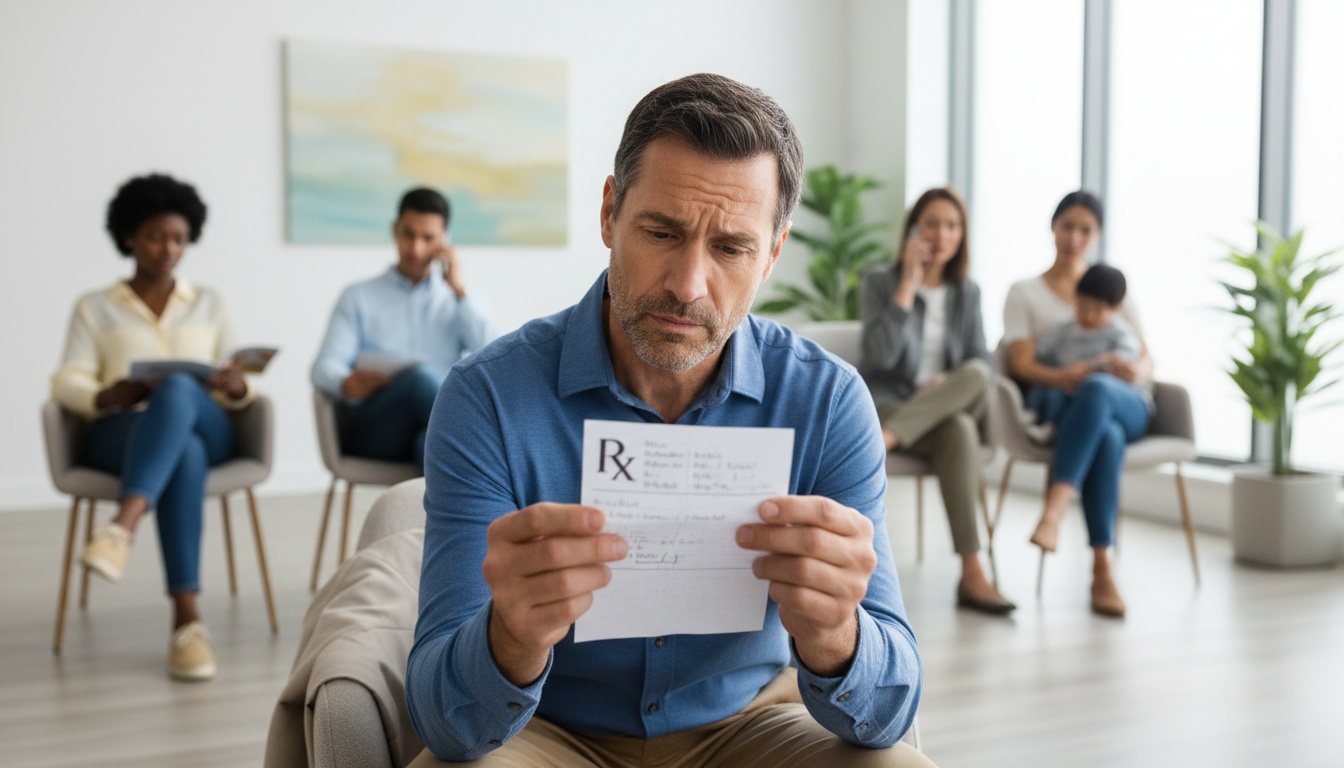 A medical prescription with abbreviations